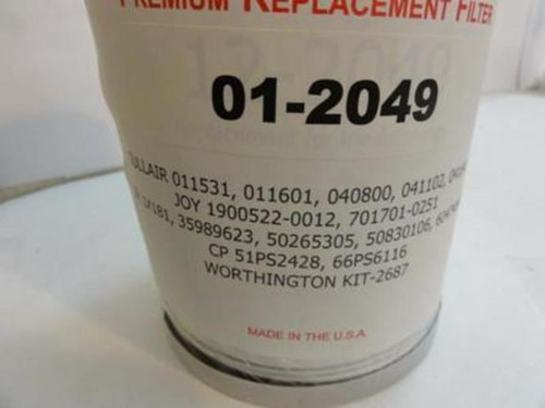 MFG- .01-2049; Premium Replacement Filter