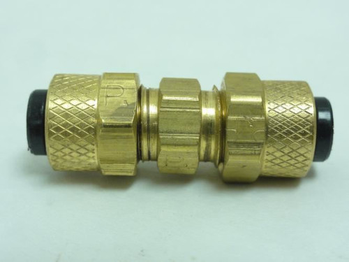 Parker 62P-4; Lot-2 Compression Connector; 1/4" Tube; Brass