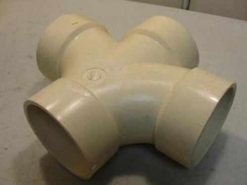Nibco 420-030; PVC Cross; 3" Nominal Size; Schedule 40