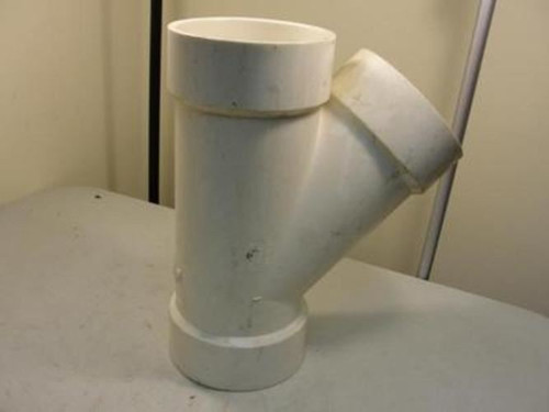 Nibco K091050; PVC Y Fitting; 45 Degree; 4" Nominal Size