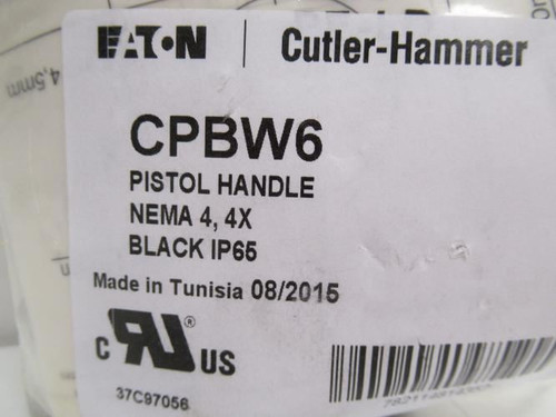 Eaton CPBW6; Rotary Disconnect Pistol Handle; Type: 6