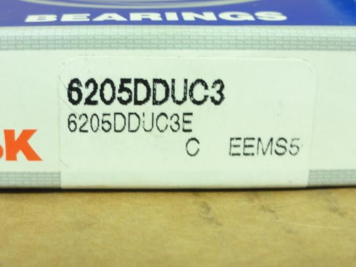NSK 6205DDUC3; Ball Bearing; 25x52x15mm