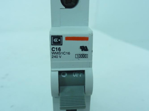 Cutler WMS1C16; Mini Circuit Breaker; 16A; 240/277V; 1P