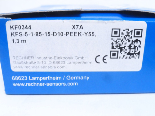 Rechner KFS-5-1-85-15-D10-PEEK-Y55; Level Probe KF0344; 1.3m