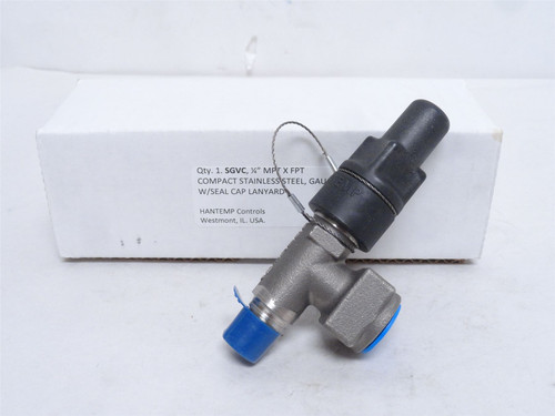 Hantemp SGVC; Compact; Stainless; Gauge Purge Valve; 1/4NPT