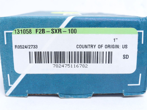 Dodge F2B-SXR-100; Flange Bearing 131058; 1"ID; 2-Bolt Mount