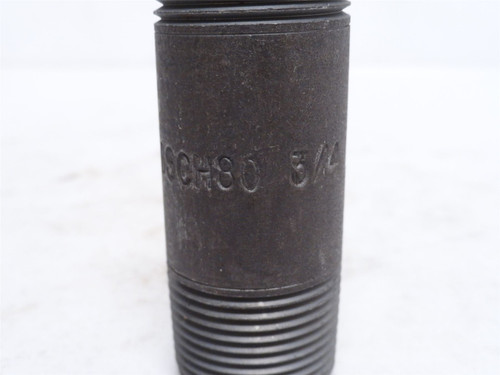 Industry-Std 1LMG1; Lot-3 Pipe Nipples; 3/4NPT x 3" Long