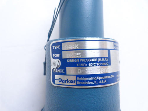 Parker A4AKDN25-1; Inlet Pressure Regulator; 1" DN25 Flange