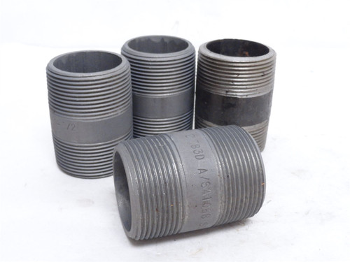 Industry-Std 1LMR3; Lot-4; Pipe Nipples Sch: 80; 1-1/2NPT