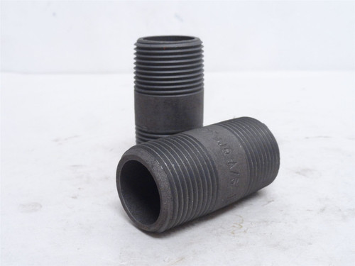 Industry-Std 1LMJ4; Lot-2 Pipe Nipples; 1NPT x 2-1/2" Long