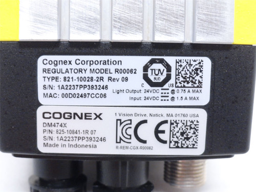 Cognex DMR-474X-000; Barcode Reader 821-10028-2R