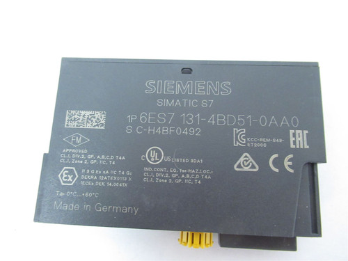 Siemens 6ES7131-4BD51-0AA0; Module  4DI DC24V/SRC