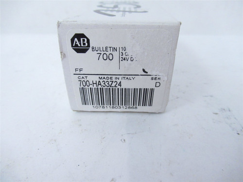 Allen-Bradley 700-HA33Z24; Relay 10A  3PDT Coil 24Vdc