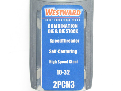 Westward 2PCN3; Integrated Die With Stock; #10-32; Right