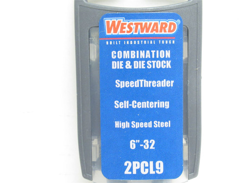 Westward 2PCL9; Integrated Die With Stock; #6-32; Right
