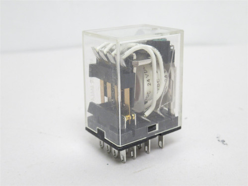 Omron MY4N-DC24; Relay; GP; 5A; 250VAC; Coil: 24VDC; 4PDT