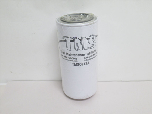 TMS TMSOFT3A; Spin-On Oil Filter; 8" Long; 3.7"OD