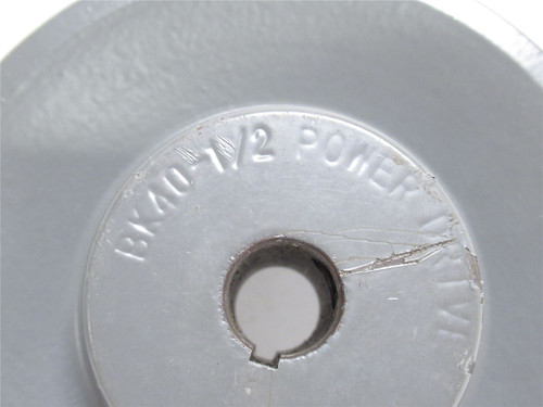 Power Drive BK40-1/2; Finished V-Belt Pulley; 1/2"ID; 1Gr