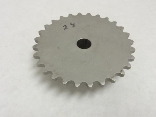 Martin 35B28SS-1/2NK; SS Sprocket # 35 28T 1/2"ID No Keyway