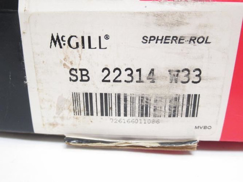 McGill SB 22314 W33; Spherical Roller Bearing 70mmID x 150mmOD