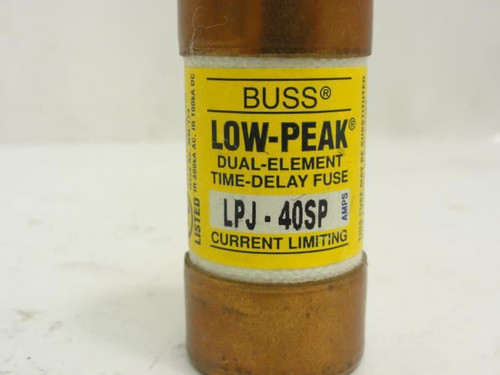 Bussmann LPJ-40SP; Time Delay Fuse; 40A; 600VAC; 300VDC