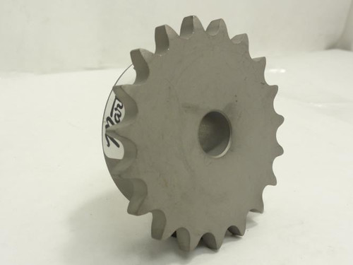 Martin 40B19SS-5/8NK; Sprocket # 40; 19T; 5/8"ID; SS; NO KEYWAY