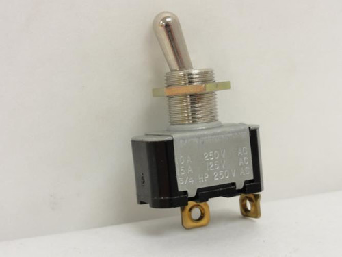 MFG- 43019-2; Toggle Switch; 2-Pos; 250/125VAC; 10/15A