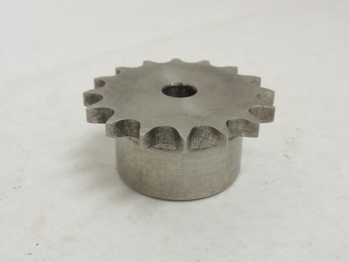 Martin 06B16SS-3/8NK; Metric SS Sprocket # 06 16T 3/8"ID No Keyway