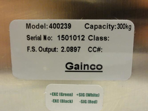 Gainco 400239; Load Cell; 300kg Capacity; 3m Cable