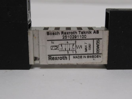 Bosch 2510291100; Pneumatic Spool Valve Assembly; 7bar