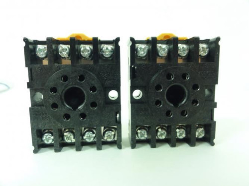 Omron PF083A; Lot-2; Relay Socket; 250V; 7.5A; 8-Pin