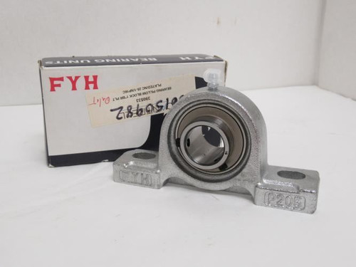 FYH UCP20516G5NP; Pillow Block Bearing; 2-Bolt; 1" ID