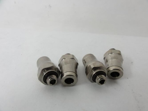 Legris 18E453; Lot-4 Male Connectors; 5/32" Tube Size