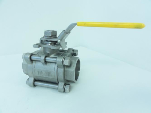 Industry-STD 3CFW6; Ball Valve 3-Piece; 1-1/4" Socket Weld
