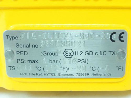 Hytork EIA-XL0071-S80-A00; Pneumatic Valve Actuator