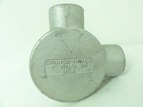 Crouse-Hinds GUAL36; Conduit Outlet Box 1"; 2 Threaded Hubs