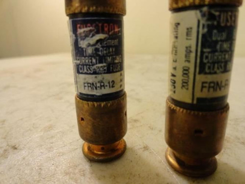 Bussmann  FRN-R-12; LOT-2 Fuse; 12A; 250V; TIme Delay