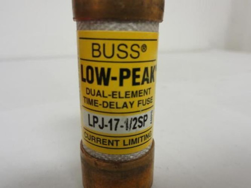 Bussmann LPJ-17-1/2SP; Fuse; 17-1/2Amp; Low-Peak