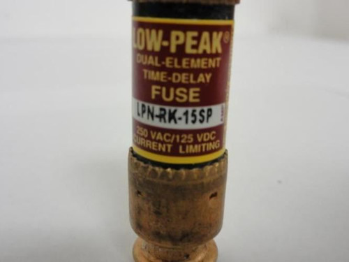 Bussmann LPN-RK-15SP; Fuse; 15A; Time Delay