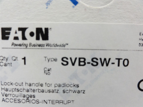 Eaton SVB-SW-T0; Lock-out Handle Kit; for padlocks