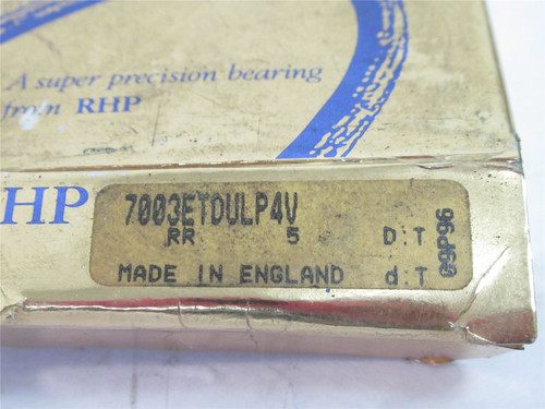 RHP 7003ETDULP4V; Precision Ball Bearing