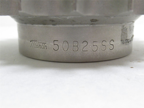 Martin 50B25SS-1; Sprocket #50; SS; 25 Teeth; 1"ID