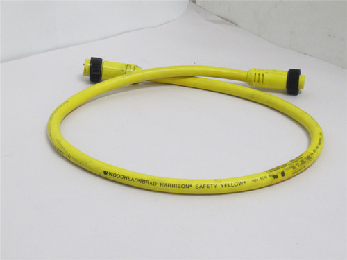 Woodhead 114020C01F030; Cordset; 600V; 10A; 4P; 3' Long; 4-Pin