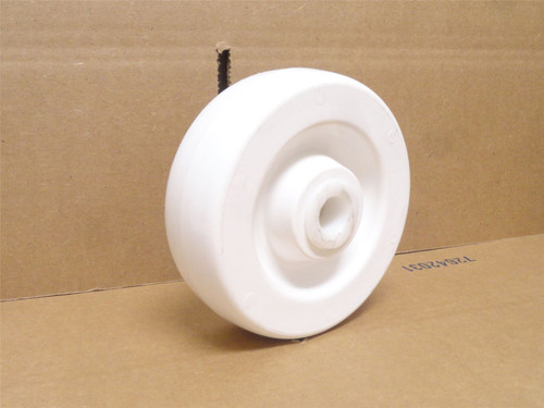 Roll Master 6511XLWTY; White Poly Wheel; 6" x 2"; 3/4"ID/Axle