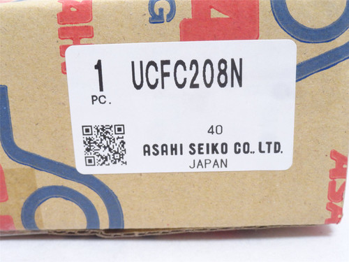 ASAHI UCFC208; Flange Bearing; 40mmID; 4-Bolt; W/Cap