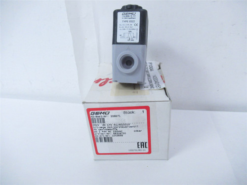 Gemu 322; Solenoid Valve 3/2 Way 230VAC 50/60Hz