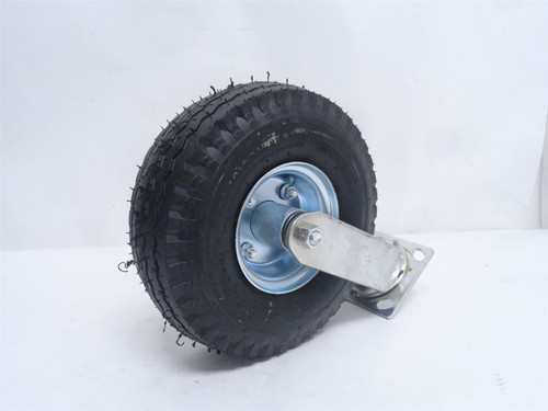MFG- S-7110-PRB; Pneumatic Swivel Caster 10"; 4-Bolt