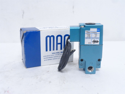 MAC 225B-111CA; Solenoid Valve; 110/120VAC/24VDC; 0-15PSI