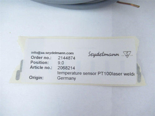 Seydelmann 2068214; Temperature Sensor 12 to 30 VDC