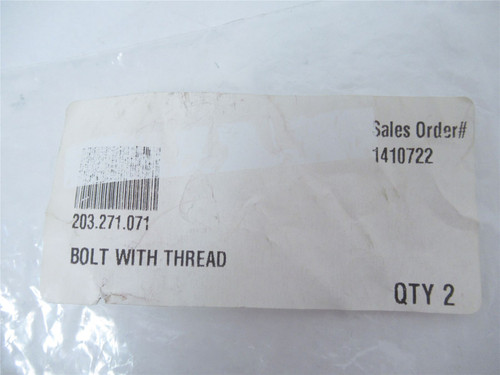 Robert Reiser 203271071; Threaded Bolt